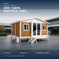 Mini-maison moderne préfabriquée modulaire en conteneur de 20 pieds, bureau, cabine, étanche, extensible, solution complète