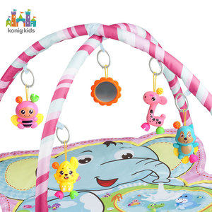 <span class=keywords><strong>Konig</strong></span>-alfombra de juegos para bebés, colchoneta de actividades suave personalizada para dormitorio, gimnasio para bebé recién nacido con juguete colgante para cuna - Product Image 2