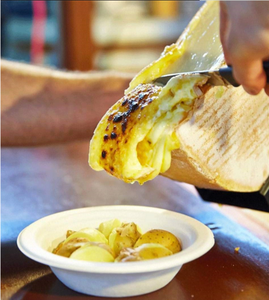 Raquette fromage électrique de haute qualité, 2 pièces, gril pour mélanger les fromages - Product Image 4