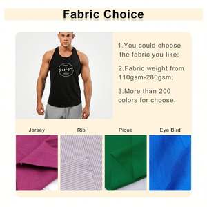 Camiseta sin mangas con músculos atléticos al por mayor, camiseta sin mangas personalizada de alta calidad, camiseta sin mangas de algodón bordada para correr, camiseta sin mangas con músculos en blanco para hombre - Product Image 2