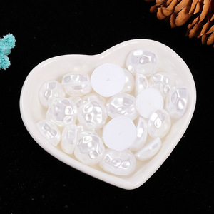 Autocollant pour ongles imitation perle, base plate ronde, accessoire de nail art DIY, non toxique, origine Yiwu - Product Image 3