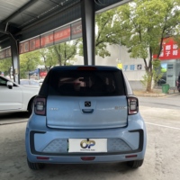 Mobil Bekas 2021 JAC SOL E10X Lavender 200km CLTC Mini EV dengan Transmisi Otomatis Setir Kiri Jok Kulit Kamera Belakang Kendaraan Komuter Perkotaan