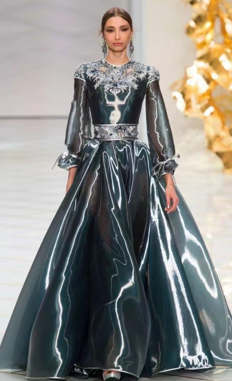 liquid silk fabric dress oglialorocouture | Liquid silk fabric @narellemaree