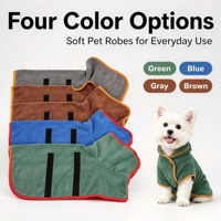 Serviettes de bain en microfibre à séchage rapide, peignoir pour chien, pour le bain, la natation ou les promenades par temps de pluie