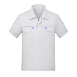 Uniforme de trabajo de manga corta de alta calidad, camisa de trabajo para hombres, uniforme de trabajador de construcción - Product Image 1