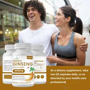 La capsula Panax Ginseng + Ginkgo Biloba organica aeglwell supporta la memoria di energia, resistenza e vitalità e le prestazioni mentali - Product Image 2