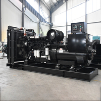 Générateur diesel industriel 500 kVA à châssis ouvert, moteur Weichai, triphasé 50 Hz, groupe électrogène 400 kW avec ATS et type silencieux pour hôpital