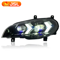 Pour BMW X5 E70, lentille de projecteur de phare LED, 2007-2013, X5M, DRL, animation des clignotants, pièces de voiture, phares de voiture