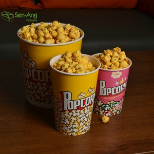 SenAng05 Bán Trực Tiếp Từ Nhà Máy Bao Bì Nóng Hộp Giấy 32Oz 46Oz 64Oz Cốc Mì Súp Kraft Xô Gà Chiên - Product Image 4