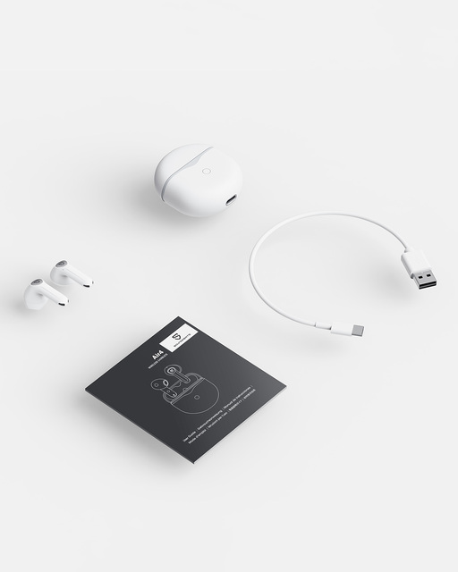 SoundPEATS Air4 Original BT5.3 QCC3071 Earphones White TWS True Wireless Earbuds AptX Adaptive 45dB ANC Earphones