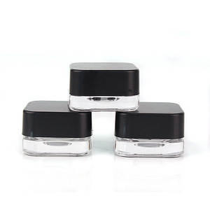 Barattoli in Vetro Quadrati Neri da 1 Grammo, 3ml, 5ml, 7ml, 9ml con Coperchio in Plastica a Prova di Bambino, Serigrafia per Conservazione Cosmetici ed Estratti di Oli - Product Image 6
