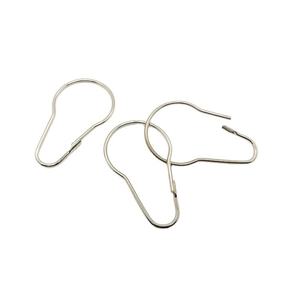 EWANG Custom Bathroom <b>Silver</b> Decor <b>Curtain</b> Hooks Shower <b>Curtain</b> Rings - Product Image 1