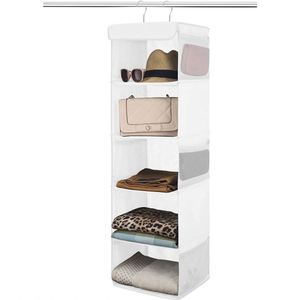 Hot Selling Stylish Design Durable Dustproof Organizer Hanging Wall Storage Pockets With 6 Side Mesh Bags - Product Image 1