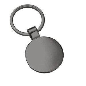 Portachiavi Rotondo 35mm in Metallo Lucidato, Porta Monete alla Moda in Ferro con Logo Laser, Senza Scatola - Product Image 1