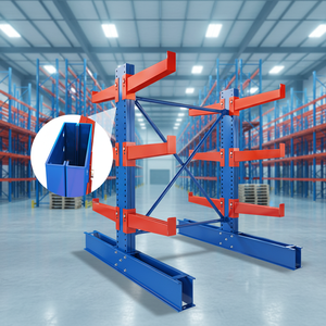 Étagère industrielle robuste et durable Système de rayonnage à bras en porte-à-faux réglable et durable pour le stockage en entrepôt - Product Image 4