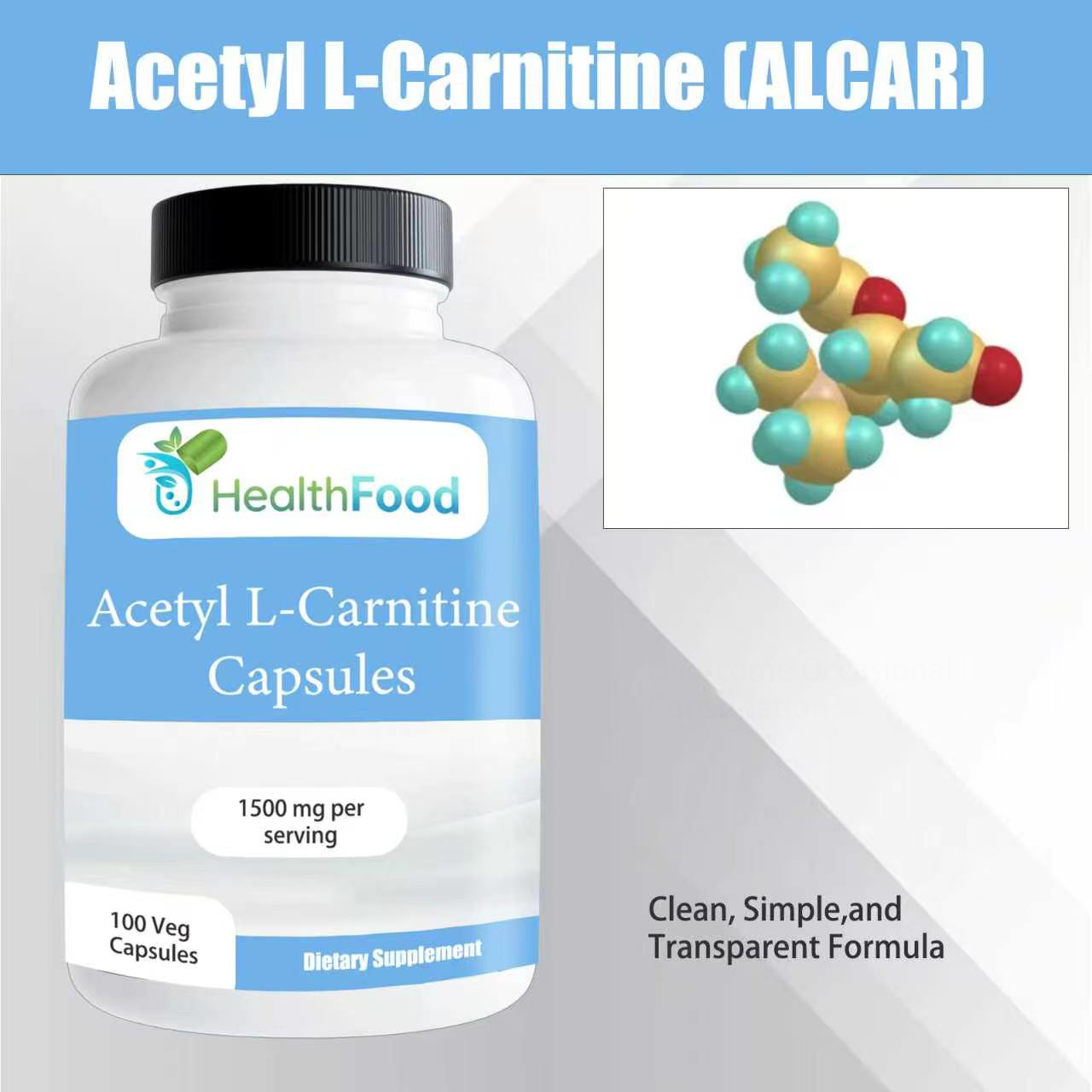 100 Capsules/bottle or custom