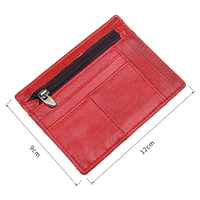 Dompet Kartu Tipis Wanita Dig Discount Card Holder dengan Kantong Koin dan Fitur RFID Blocking