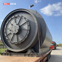 Réacteur de pyrolyse par craquage à haut rendement pour transformer les pneus usagés, les plastiques, les déchets solides municipaux (MSW), les boues pétrolières en carburant, capacité 1-50 kg