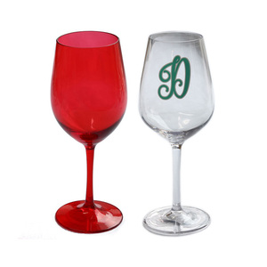 100% Tritan lavabile in lavastoviglie infrangibile calice da sposa in plastica trasparente da vino rosso per matrimonio - Product Image 5