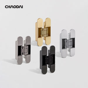 Изысканная 3D регулируемая скрытая дверная петля из сверхпрочного цинкового сплава, современная невидимая петля для ворот, скрытая фурнитура - Product Image 2