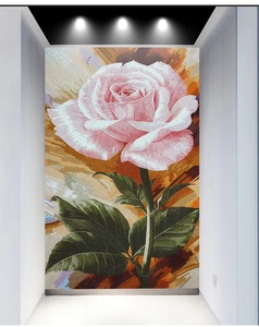 Mosaïque murale <span class=keywords><strong>rose</strong></span> tendance, mosaïque <span class=keywords><strong>de</strong></span> carreaux pour <span class=keywords><strong>salle</strong></span> <span class=keywords><strong>de</strong></span> <span class=keywords><strong>bain</strong></span>, pour salon - Product Image 3