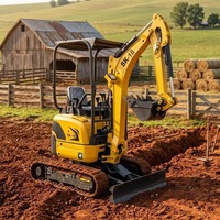 Mini-excavatrice ITIAN SK-18 de 1,8 tonne, excavatrice sur chenilles, moteur Euro 5 EPA, puissance hydraulique, utilisation en travaux de terrassement, garantie 1 an
