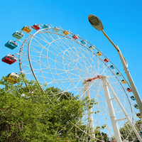 Professionelles 30-128 Meter Großes Riesenrad für Freizeitparks zum Verkauf