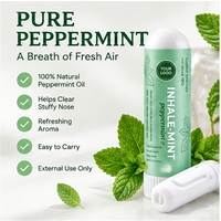 Patch de soin naturel à l'aromathérapie à la menthe poivrée pour le soulagement de la congestion nasale, stimulant et anti-somnolence, usage quotidien