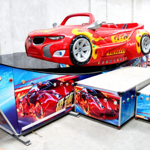 Les gens de parc de la Chine aiment les produits innovants de parc d'attractions pour enfants d'usine réelle manèges Mini voiture volante à double vague à vendre - Product Image 1