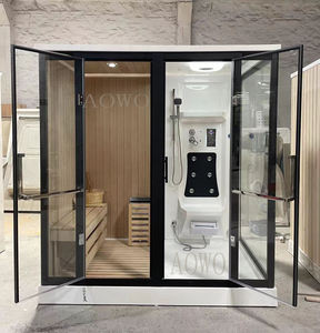 <span class=keywords><strong>Sauna</strong></span> <span class=keywords><strong>nudista</strong></span> de moda y sala de vapor Sala de ducha combinada Baño Yacuzic Keya <span class=keywords><strong>Sauna</strong></span> infrarroja al aire libre - Product Image 1