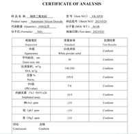 CAS 7631-86-9 Polvo de Sílice Nano de 50nm (SiO2) Grado Alimenticio Grado Industrial Aplicación de Recubrimiento Alta Pureza 99.8% Polvo Blanco