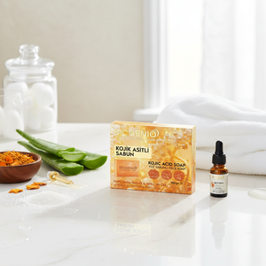 Jabón Biogeniq Vegano, Sin Parabenos, Oscuro, Orgánico, Natural, con Vitamina C, Retinol, Cúrcuma, Ácido Kójico, Sin Silicona, Ácido Hialurónico - Product Image 3
