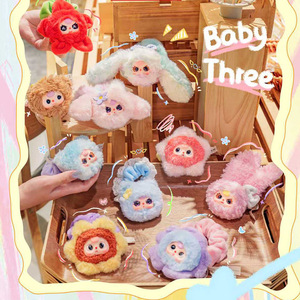 Cute Plush Flower Hair <b>Ring</b> For <b>Kids</b> Girls Cartoon Style Gift - Product Image 2