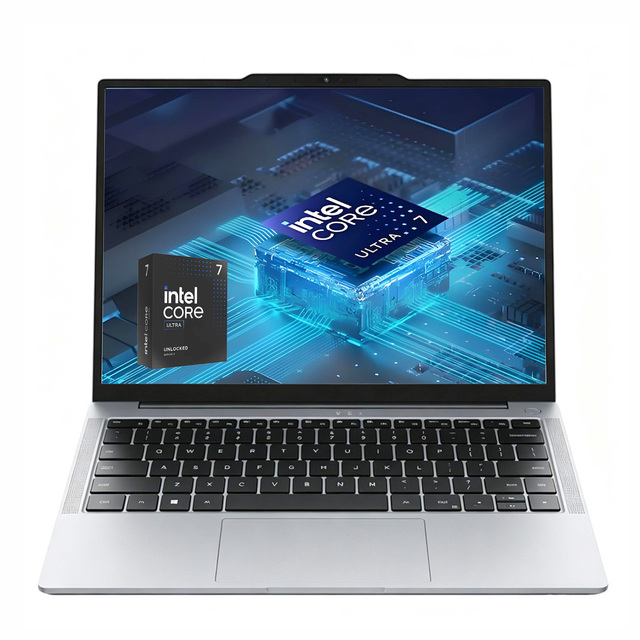 14 Inch OLED Ultrabook Intel Core Ultra7 255H 1TB SSD 24G DDR5 Metal Office Lightweight RJ45 High-Performance AI Business Laptop