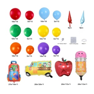 Kit de Guirnalda de Globos para el Regreso a Clases, Globos Arcoíris para el Primer Día de Clases, Decoración para la Bienvenida al Jardín de Infancia y Fiestas Escolares - Product Image 5