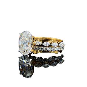 Bague de mariage classique en argent sterling micro-pavée de haute qualité avec sertissage à griffes en forme de paix pour femme, idéale pour les fêtes et les anniversaires - Product Image 1