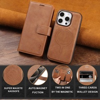 Offre Spéciale : Étui Portefeuille Magnétique Détachable 2-en-1 en Cuir pour iPhone 15, 17 Pro Max, Samsung S25, S23 Plus, S24 Ultra, D1 – Prix Usine