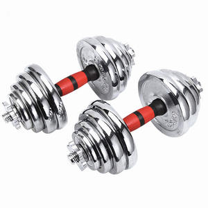 Ensemble d'exercice de gymnastique au poids réglable <span class=keywords><strong>Haltere</strong></span> Musculation et haltères en fer Poids libres Haltères réglables - Product Image 1