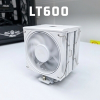 Refroidisseur de processeur Tower en cuivre, 4 caloducs, ventilateur 120 mm, roulement fluide, LED ARGB, refroidissement silencieux, haute qualité, boîtier d'ordinateur, plateforme Intel