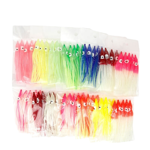 Esca Artificiale Luminosa in PVC da 12cm, Gonna di Calamaro Sostitutiva per Pesca in Barca, Jigging Polpo, Peso 10g - Product Image 4