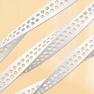 Protecteur d'angle extérieur blanc à angle droit Isolation anti-goutte en PVC pour gratter <span class=keywords><strong>le</strong></span> mastic 2.4m Protection écologique des murs extérieurs - Product Image 5