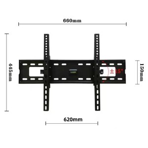 Support mural pour téléviseur Kelmy SH64T en acier laminé à froid robuste - pour téléviseurs de 30 à 70 pouces, capacité de charge de 60 kg, support fixe pour télévision et moniteur - Product Image 3