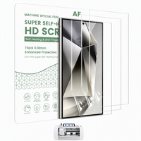 Film de protection d'écran en verre trempé hydrogel HD anti-espion pour Samsung, compatible avec les machines de découpe, pour iPhone 15 16 17 Pro Max (vente en gros)