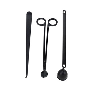 <b>Candle</b> <b>Wick</b> Trimmer Scissors Extinguisher Hooks <b>Candle</b> Accessories Set Home Care <b>Candle</b> Tool Stainless Steel Portable - Product Image 1