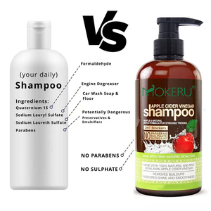 Shampoing au vinaigre et au cidre de pomme chinois personnalisé, shampoing et après-shampoing à avocat vierge, shampoing Anti-perte de cheveux, shampoing de croissance - Product Image 6