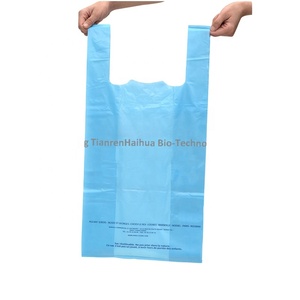 ถุงพลาสติกย่อยสลายได้ถุงใส่ของชำสีฟ้าย่อยสลายได้ - Product Image 2