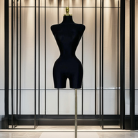 Mannequin en tissu pour le haut du corps réglable mannequin pour vitrine poupée mannequin femme capable pour vitrine de vêtements