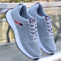 BAEWOON B42 Nuove Scarpe Casual da Uomo in Mesh, Scarpe Sportive Unisex Traspiranti in Tessuto Fly Woven, Comode Sneaker da Corsa