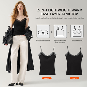 Custom Ladies Vests <strong>Camisole</strong> with <strong>Bra</strong> Personal Design Women's Tank <strong>Top</strong> Women's Knitted <strong>Camisole</strong> Pajamas Blank Tank <strong>Top</strong> Women - Product Image 2