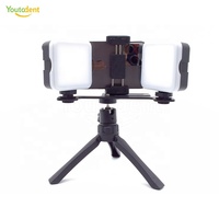 Kit d'éclairage LED pour appareil photo de smartphone, lampe de remplissage photo dentaire Bluetooth haute luminosité, outil de traitement en gros